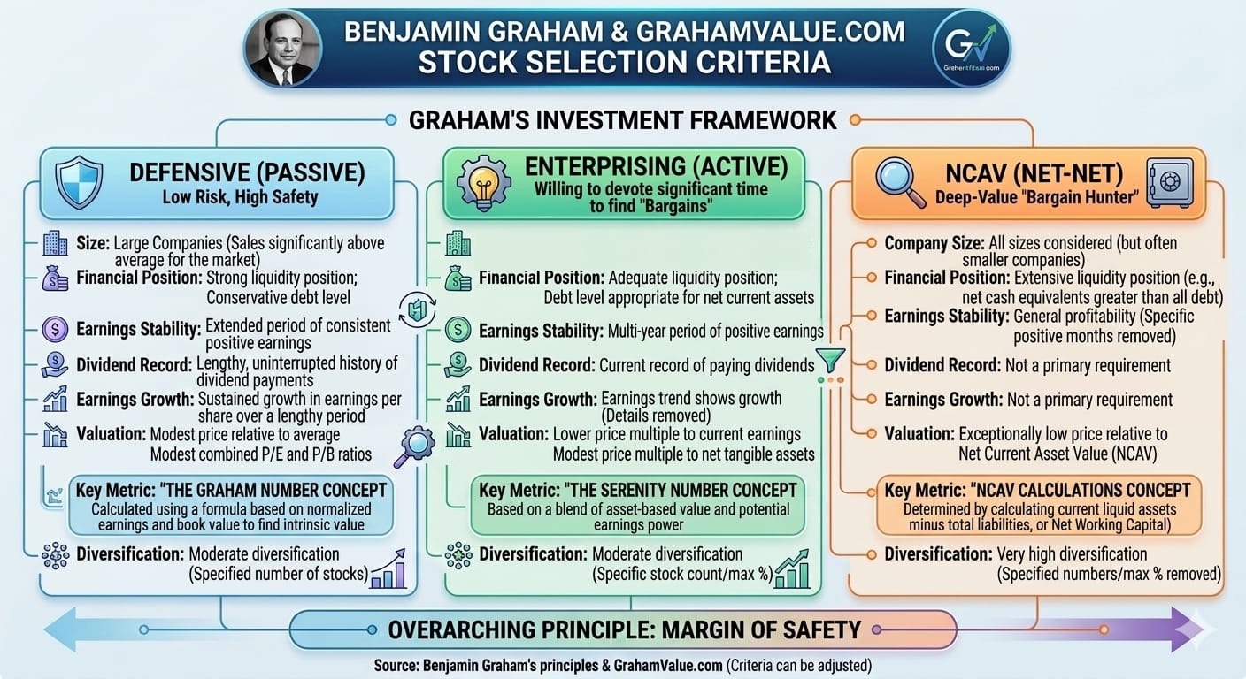 Stock Selection for The Intelligent Investor.